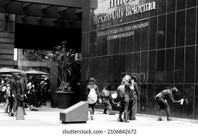 Feminists Protest In Mexico City For The Femicide Of A Teacher. July 2021, Mexico City, Mexico.