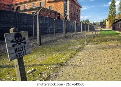 Fence Death Advise Block, Auschwitz Birkenau Concentration Camp Poland