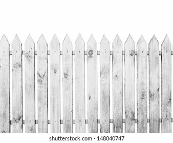 The fence isolated on a white background - Shutterstock ID 148040747