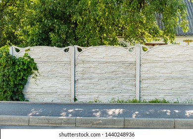 Concrete Fence High Res Stock Images Shutterstock