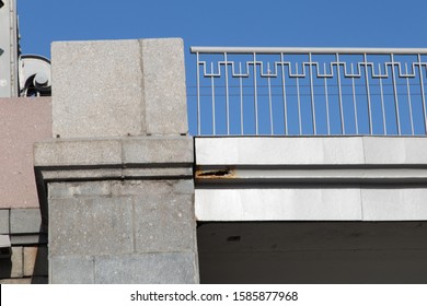 Fence on the bridge.