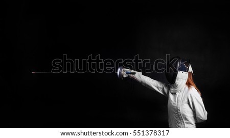 Similar – A woman disposes of red bin liners in the residual waste garbage can