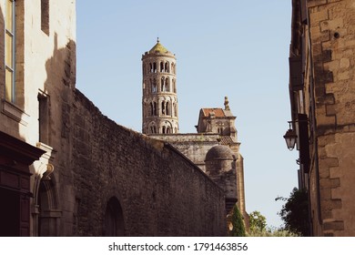 The Fenestrelle Tower In Uzès, France