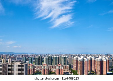 Fengtai District, Beijing, China, Standing At The Height Of The North, Overlooking The Scenery From The North Of Beijing