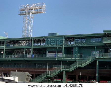 Fenway stadium in Boston, home of the Red Sox baseball team