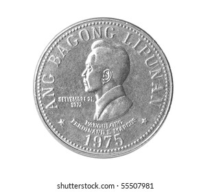 Ferdinand Marcos Head Philippine Coin