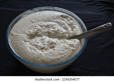 Fermented batter for idli or dosa, an Indian traditional breakfast