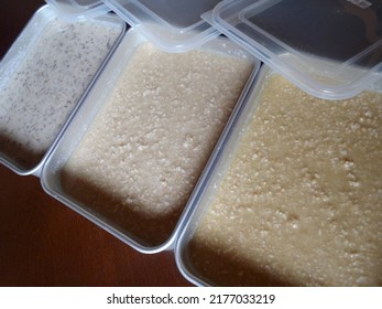 Fermenting Mixture Of Water, Salt And 