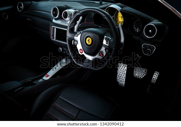 Ferrari California T Interior Stock Photo Edit Now 1342090412