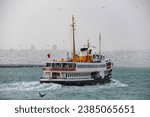Ferries on the Marmara Sea in Istanbul