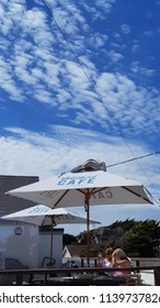 Ferring, Weste Sussex / UK - 07 16 2018: The Bluebird Cafe In Ferring