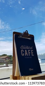 Ferring, Weste Sussex / UK - 07 16 2018: The Bluebird Cafe In Ferring