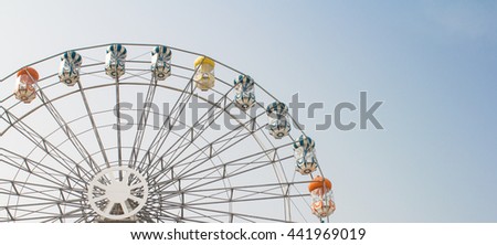 Ferris wheel background