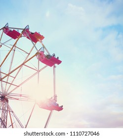 Ferris wheel at a county fair.