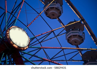 Ferris Wheel Detail At The Ohio State Fair