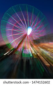 Ferris Wheel At The Indiana State Fair Midway