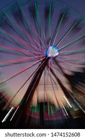 Ferris Wheel At The Indiana State Fair Midway