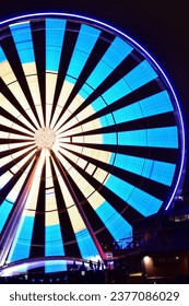 Ferris Wheel Lights at Night