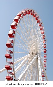 Ferris Wheel In Navy Pier, Chicago