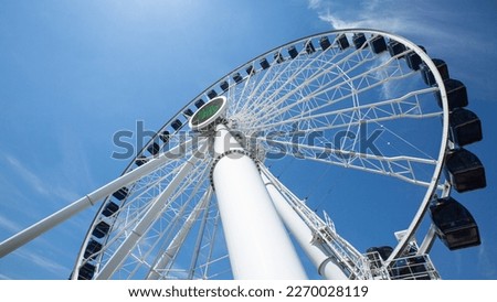 Ferris wheel at the Navy Pier in Chicago