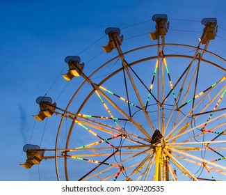 Ferris Wheel At Night