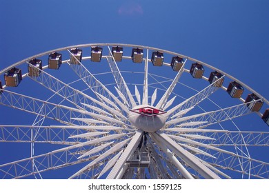 Ferris Wheel At Orange County Fair In California