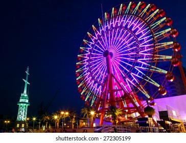 Ferris wheel at Port of Kobe 