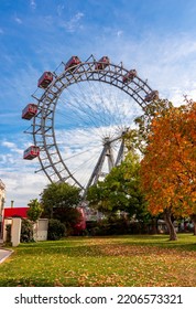 Ferris Wheel In Prater Amusement Park, Vienna, Austria