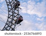 Ferris wheel of Vienna Prater Park named as Wurstelprater