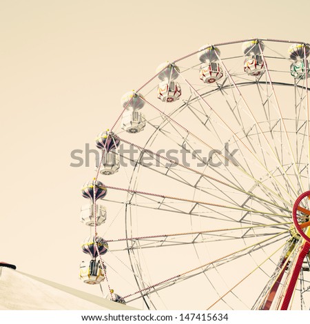 Ferris Wheel Vintage Carnival