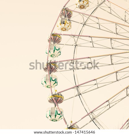 Ferris Wheel Vintage Carnival