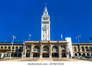 Ferry Building on the Embarcadero in San Francisco - California, United States