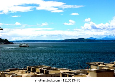 Ferry Crossing Elliot Bay, Seattle