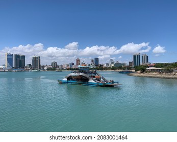 Ferry In Dar Es Salaam Harbour, Tanzania, 20th November 2021