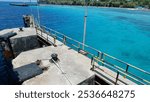 Ferry dock. The pier is an important infrastructure in the maritime transportation system that functions as a berth for ships.