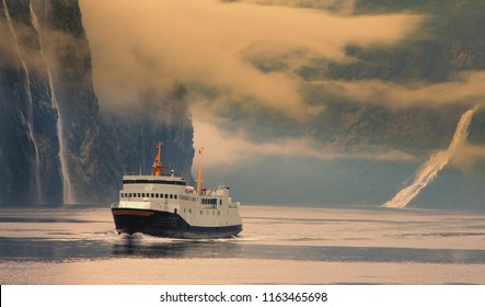 Ferry In Norway