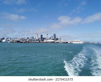 Ferry Ride Out Of Auckland Harbor