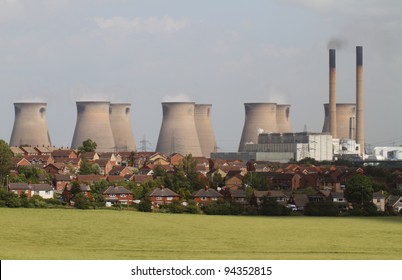 Ferrybridge C Coal Fired Power Station In Yorkshire UK