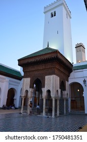 Fes / Morocco - 04 August 2016 : These Photos Were Taken In Al Mosque And University Of Al Qarawiyyin And Some People Are Getting Ready For Pray