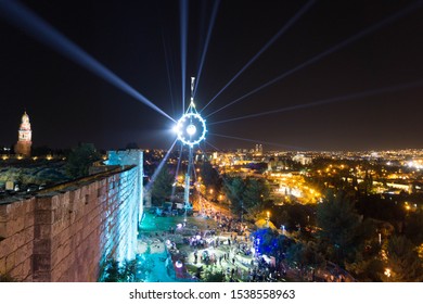 Festival of light in Jerusalem