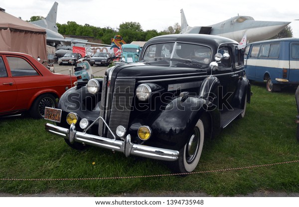 Festival of old cars in the Museum of Aviation.
May 10, 2019.Kiev,
Ukraine,