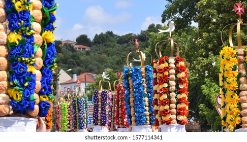 Festival Of The Trays In Tomar Portugal Or Feast Of The Holy Spirit