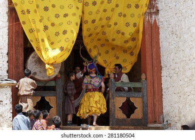 Festival Of URA YAKCHOE, Bumthang, BHUTAN , Circa May 2015