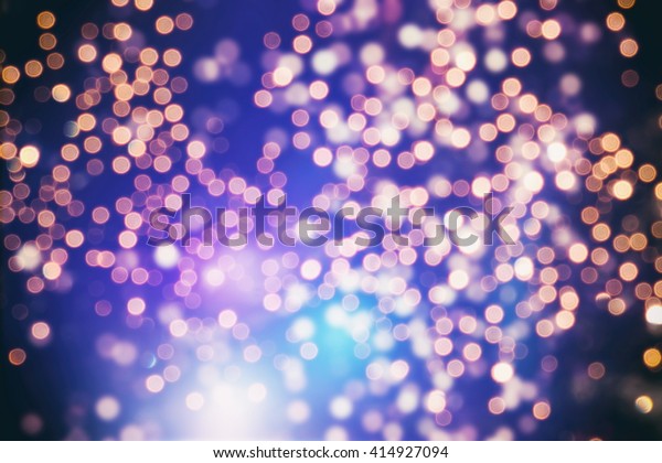 Festive Background Natural Bright Golden Lights Stock Photo 414927094 ...