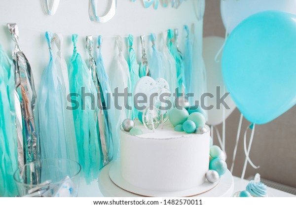 Festive Decor Honor One Year Old Stock Photo Edit Now 1482570011