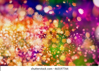 Festive elegant abstract background with lights and stars Texture