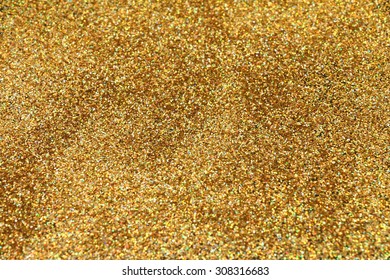 Festive gold glitter background - Shutterstock ID 308316683
