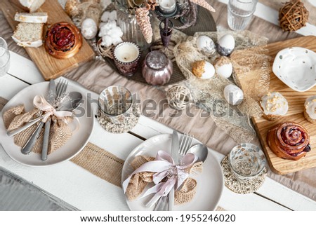 Similar – Image, Stock Photo Green Wellness with Massage Compress Herbs Ball and Flowers