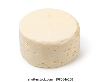 Feta Cheese Isolated On White