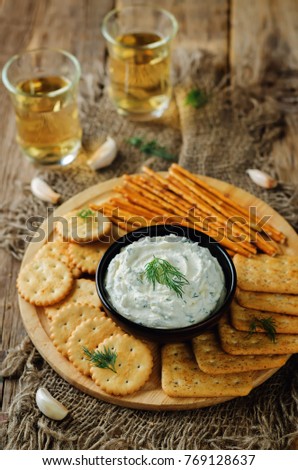 Similar – Tzatziki und Pita-Brot